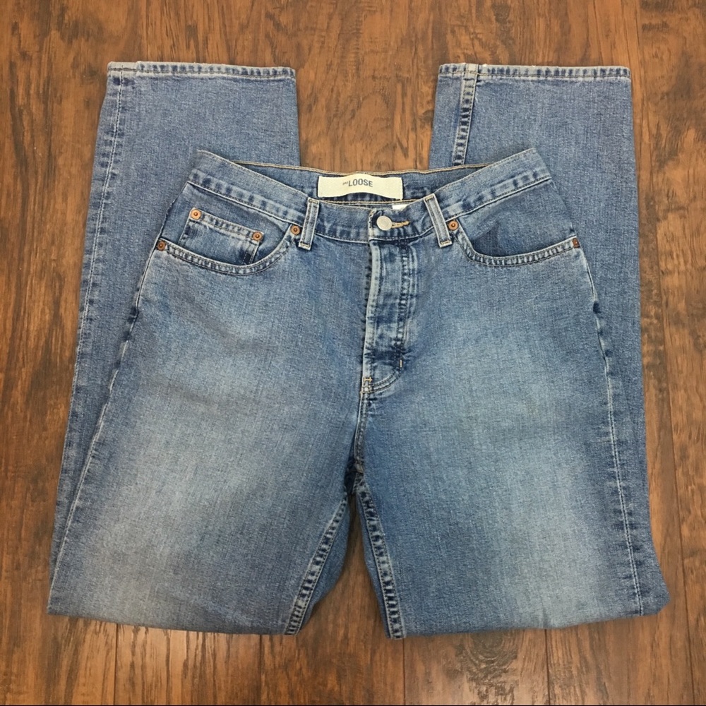Vintage GAP straight  button fly high rise Jeans 8